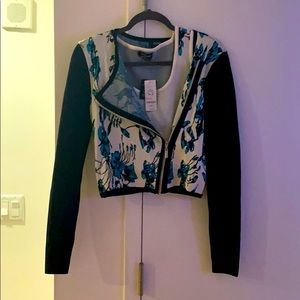 Bebe floral jacket and top two piece set !